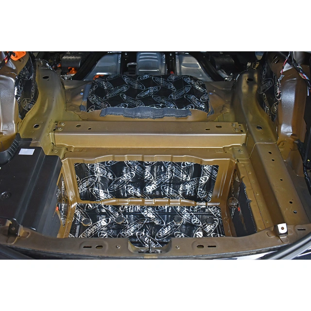 Dynamat Xtreme til Tesla Model 3 (trunk) ferdig kuttet til bagasjerom 