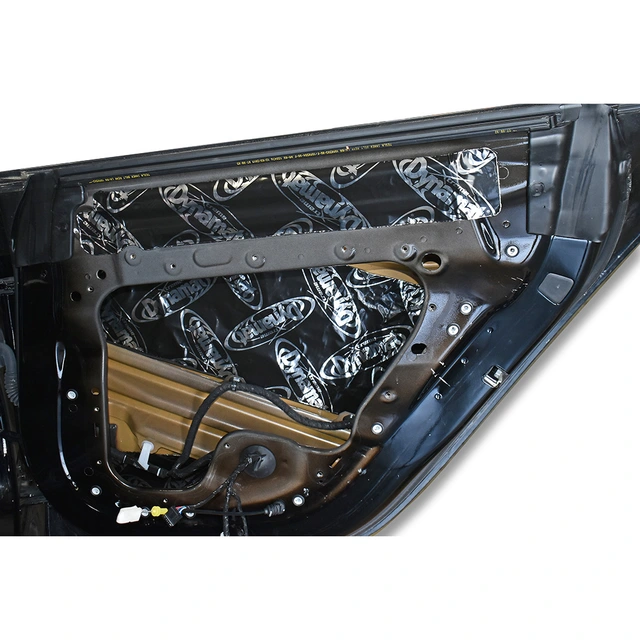 Dynamat Xtreme til Tesla Model 3 (dører) ferdig kuttet til dørene 