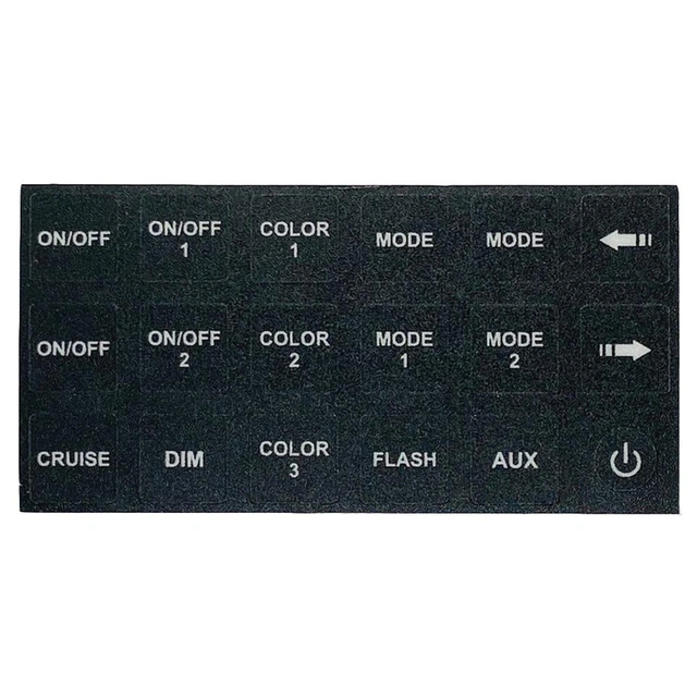 VP Bryterpanel 4-veis 20 Ampere 10-30V, Brakett, 