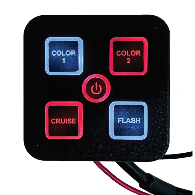 VP Bryterpanel 4-veis 20 Ampere 10-30V, Brakett, 