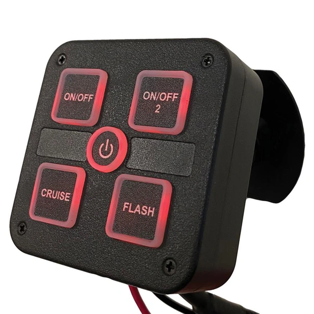 VP Bryterpanel 4-veis 20 Ampere 10-30V, Brakett, 