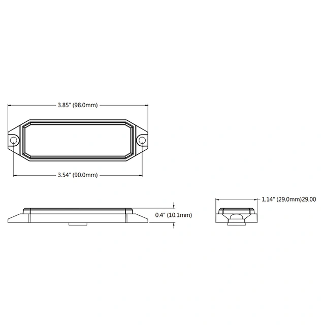 VP Power 6 LED Blitz Oransje, 12/24V 