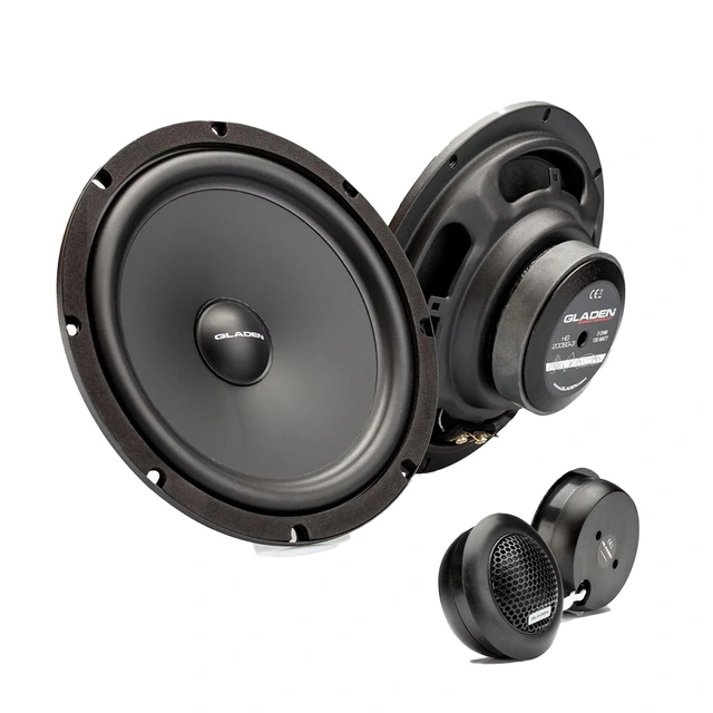 Gladen RS-200 G2. 8" komponentsett 8", 90W RMS, RS-serien 
