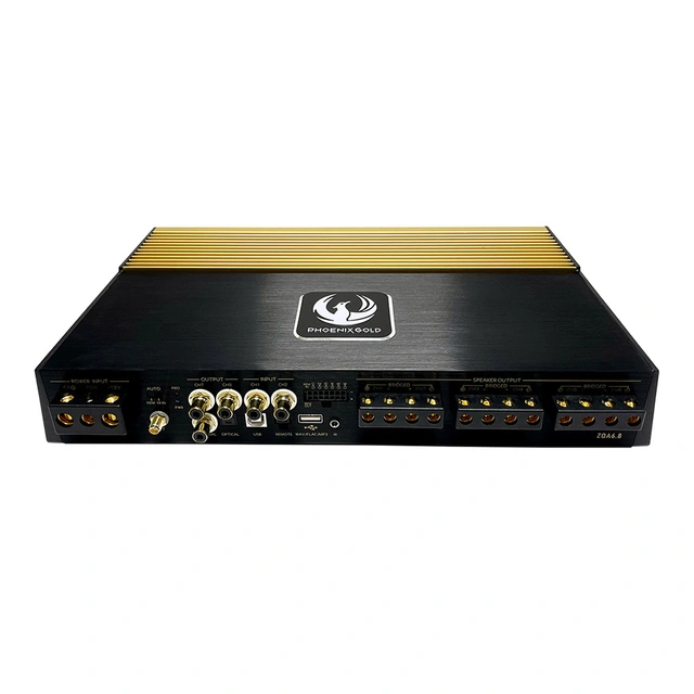 Phoenix Gold ZQA6.8 6-kanals forst.m/DSP 6x130W RMS i 2 Ohm. Med DSP 