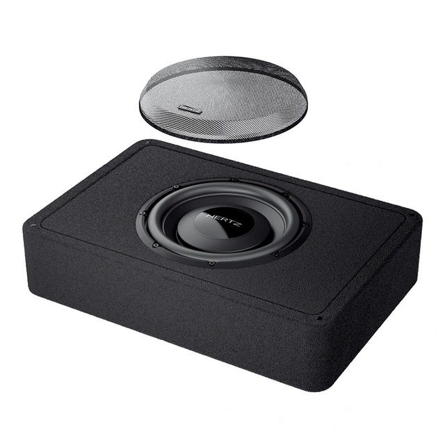 Hertz MPBX 250 S2 10" subwoofer i kasse 10" i kasse,500W RMS, 2 Ohm,lukket kasse 