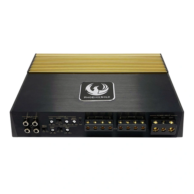 Phoenix Gold ZQ5004 4-kanals forsterker 4x130W RMS i 2 Ohm. Klasse AB 