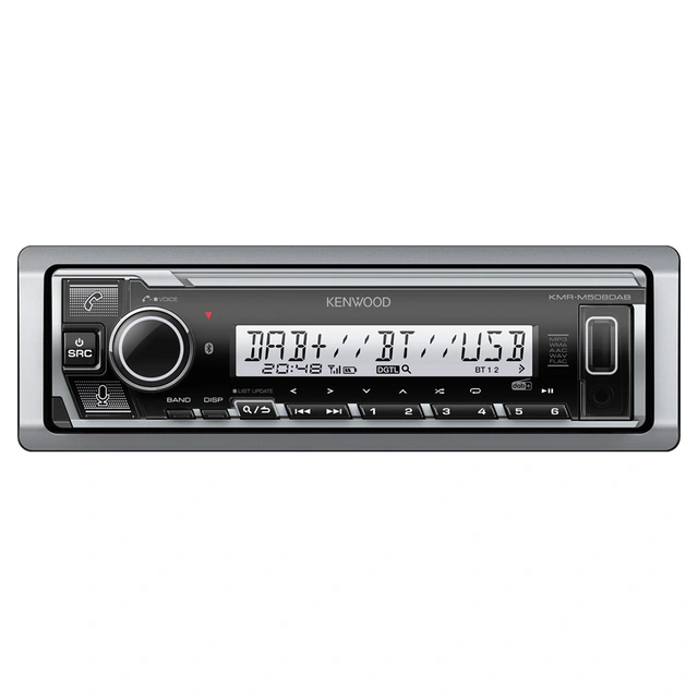 Kenwood KMR-M508DAB Shortbody, marine, USB, BT, ikke CD 