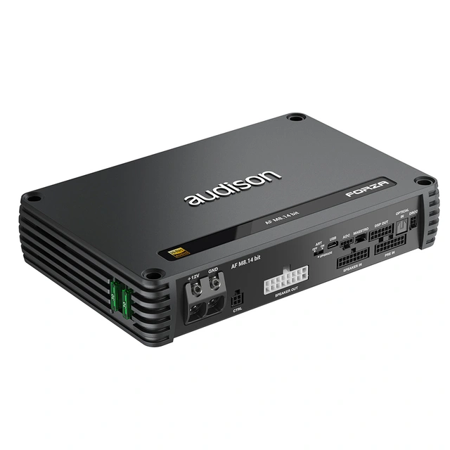 Audison FORZA AF M8.14 bit DSP m/forsterker, 8x140W i 2 Ohm 