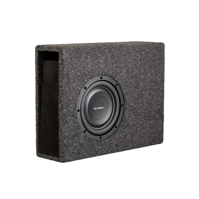 Gladen RSX 08 SLIM VB-CU-AC Aktivsub 8" i portet-slimkasse, 200W RMS 