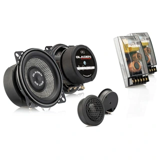 Gladen RS-100 G2. 4" komponentsett 4", 80W RMS, RS-serien