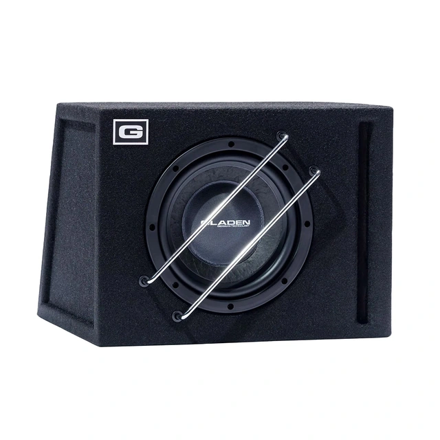 Gladen RS 08 VB Subwoofer i kasse 8" i portet-kasse, 175W RMS, 4 Ohm 