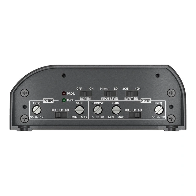 Hertz SP 4.900 4-kanals forsterker 4x160W RMS i 4 Ohm. 2x500W RMS i 4 Ohm 