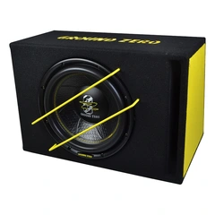 Ground Zero GZIB 12SPL basskasse 12" i kasse, 1000W SPL, 2x2 Ohm