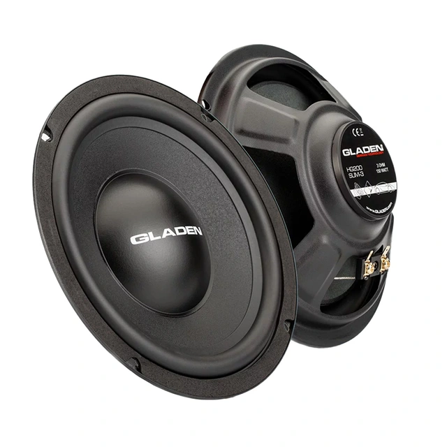 Gladen ONE 200 SLIM3 8" mellombass 8" mellombass, 100W RMS, Selges i par 