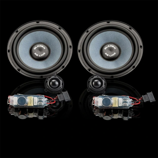 GLADEN ONE 165 GOLF 6 RS komponentsett Høyttalersett til VW Golf MK6 