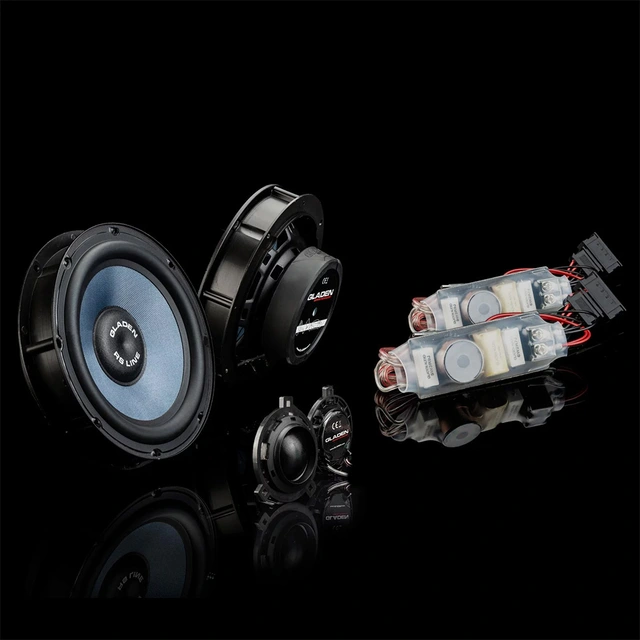 GLADEN ONE 165 GOLF 6 RS komponentsett Høyttalersett til VW Golf MK6 