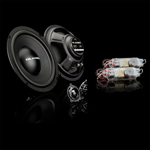 GLADEN ONE 200 T6-G2 8" komponentsett Komponentsett til VW T6, 100W RMS, 3 Ohm 