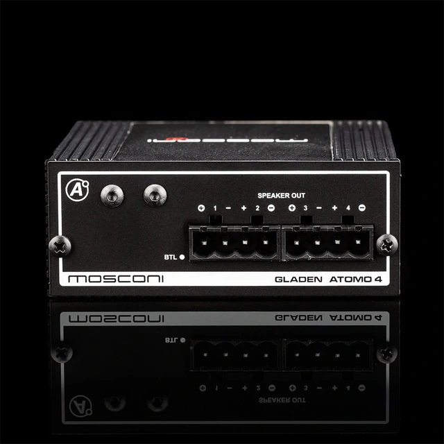 MOSCONI ATOMO 4 forsterker 4x75W RMS i 2 Ohm 