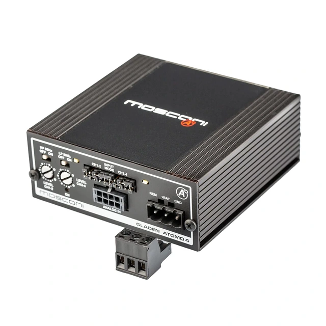 MOSCONI ATOMO 4 forsterker 4x75W RMS i 2 Ohm 
