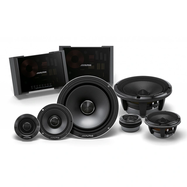 Alpine Status HDZ-653 High-End 3veis komponentsett 
