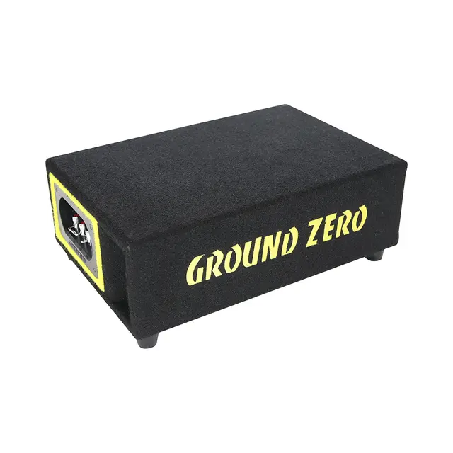 Ground Zero GZRB 16SPL basskasse 6,5" i kasse, 2x2 Ohm, 700W SPL 