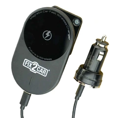 Kram Fix2Car trådløs mobillader iPhone 12/13, 15W, magnetfeste