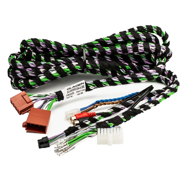 Plug and play kabelsett ISO for Mosconi PICO, 1,25 meter 