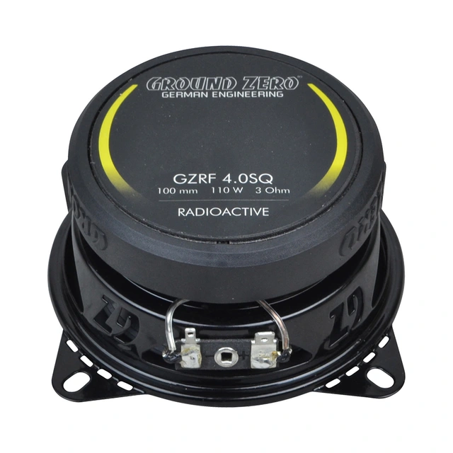 Ground Zero GZRF 4.0SQ høyttalerpar 4", 70W RMS, Radioactive-serie 