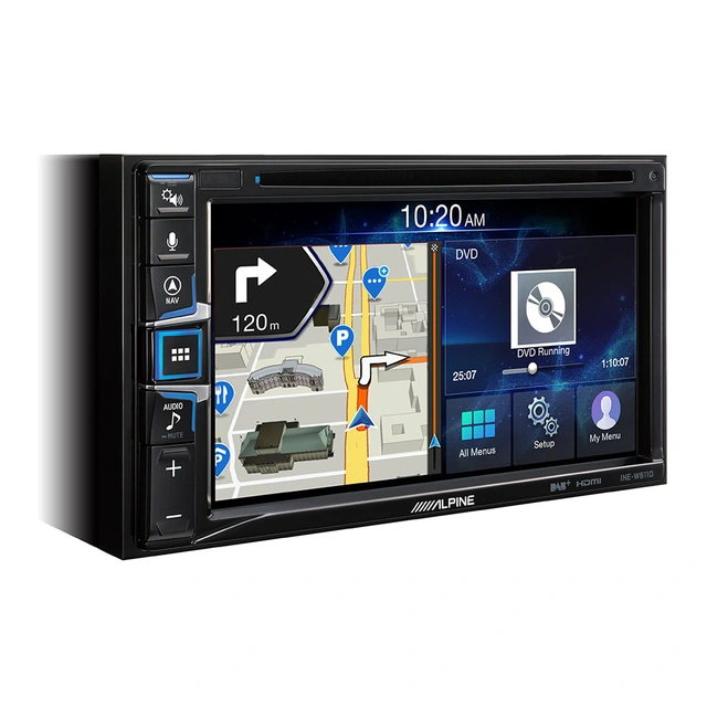 Alpine INE-W611DC navi. Camper-utgave 6,5" , DAB+, CarPlay, Android Auto 
