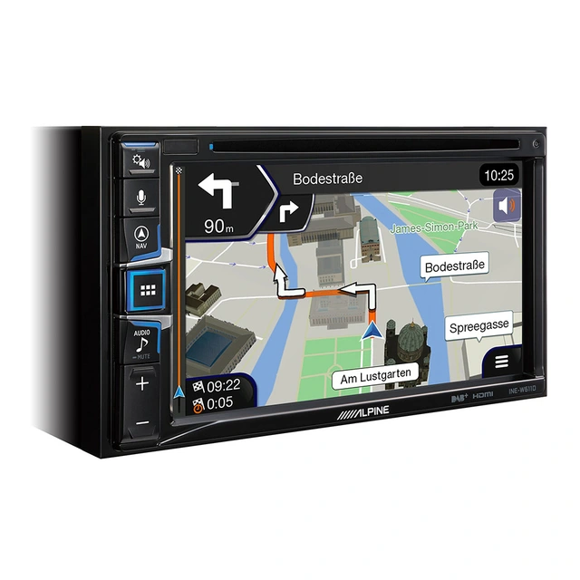 Alpine INE-W611DC navi. Camper-utgave 6,5" , DAB+, CarPlay, Android Auto 