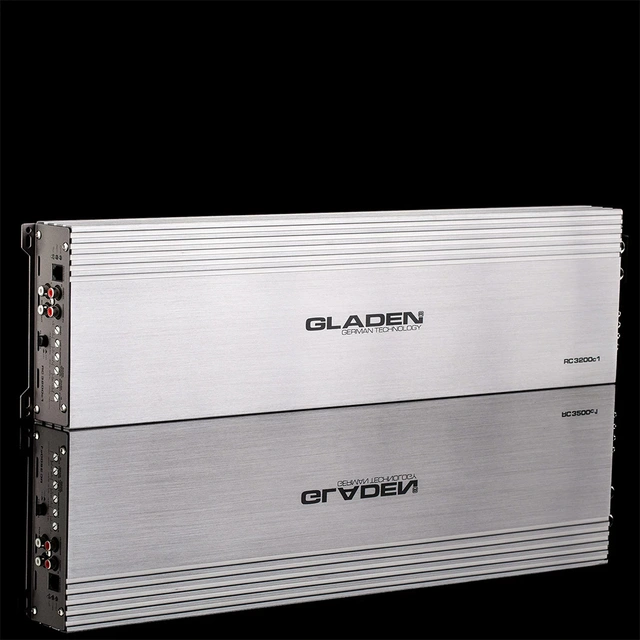 Gladen RC 3200c1 monoforsterker Monoforsterker, 3180W RMS i 0,5 Ohm 