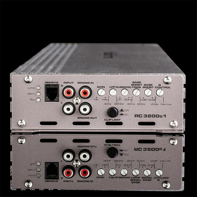 Gladen RC 3200c1 monoforsterker Monoforsterker, 3180W RMS i 0,5 Ohm 