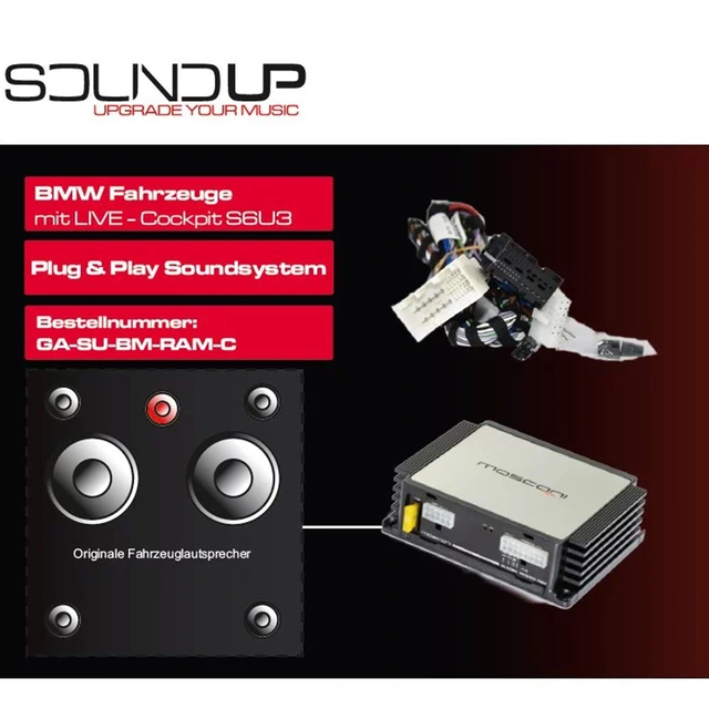 Gladen SoundUP GA-SU-BM-RAM-C BMW G-serie med RAM enhet 