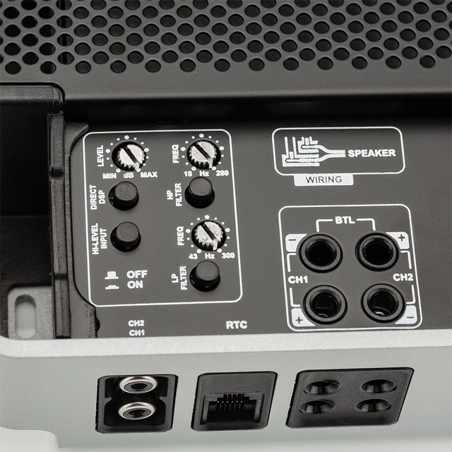 Mosconi PRO 2|10. 2-kanals forsterker 2x360 Watt i 2 Ohm, Klasse AB 