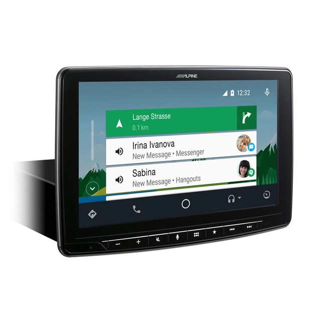 Alpine INE-F904D navigasjon multimedia 9" floating, DAB+, CarPlay, Android Auto 
