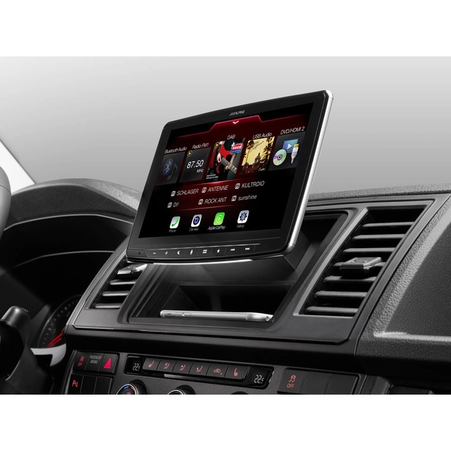 Alpine INE-F904D navigasjon multimedia 9" floating, DAB+, CarPlay, Android Auto 