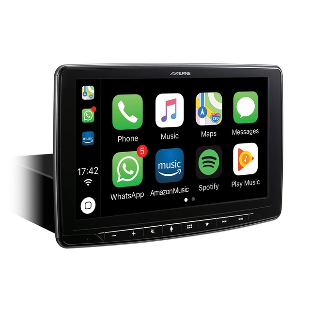 Alpine INE-F904D navigasjon multimedia 9" floating, DAB+, CarPlay, Android Auto 