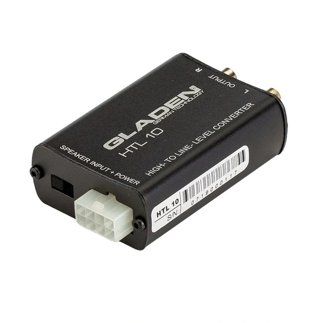 Gladen HTL10 høy-lav nivå adapter 2-kanals, Auto-remote 