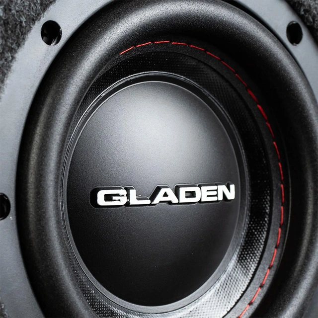 Gladen RSX 065 VB-CU Subwoofer i kasse 6,5" i portet-kasse, 250W RMS, 4 Ohm 