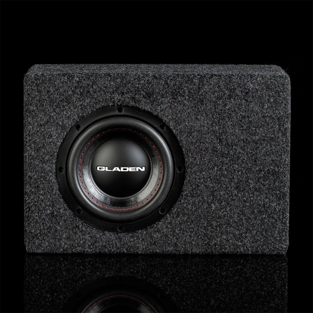 Gladen RSX 065 VB-CU Subwoofer i kasse 6,5" i portet-kasse, 250W RMS, 4 Ohm 