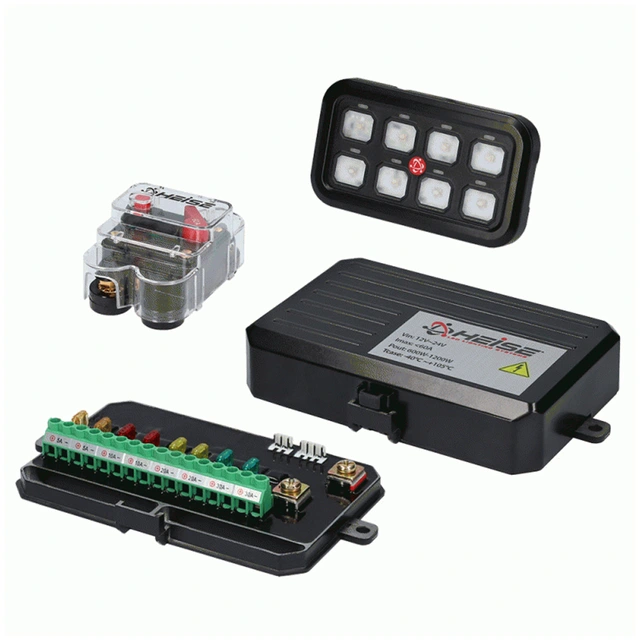 Heise HE-SWP8 Switchpanel 8-kanals switchpanel, 12/24V 