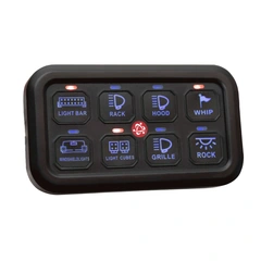 Heise HE-SWP8 Switchpanel 8-kanals switchpanel, 12/24V