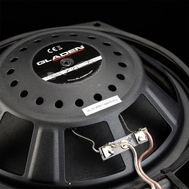 GLADEN SLIM BMW ALPHA subwoofere Tilpasset BMW, Pris per par 