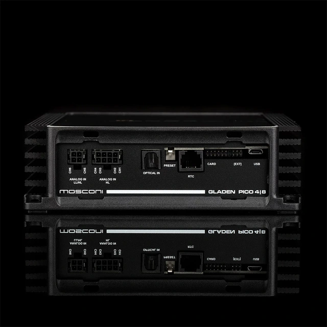 MOSCONI PICO 4|8 DSP 4-kanals forsterker, 8-kanals DSP, 460W 