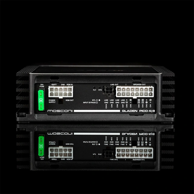 MOSCONI PICO 4|8 DSP 4-kanals forsterker, 8-kanals DSP, 460W 