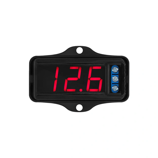 Taramps Voltmeter med rød belysning Digital Voltmeter 