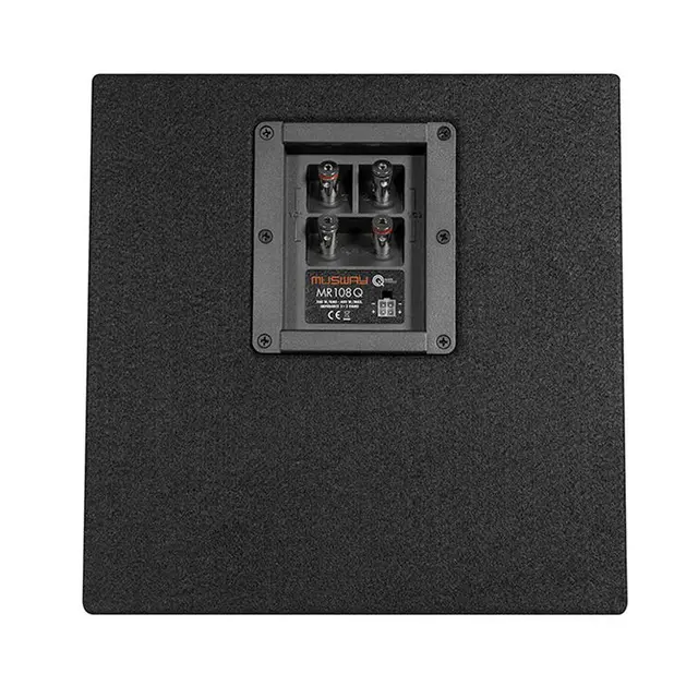 Musway MR108Q 8" subwoofer i kasse 200W RMS, 2x2 Ohm 