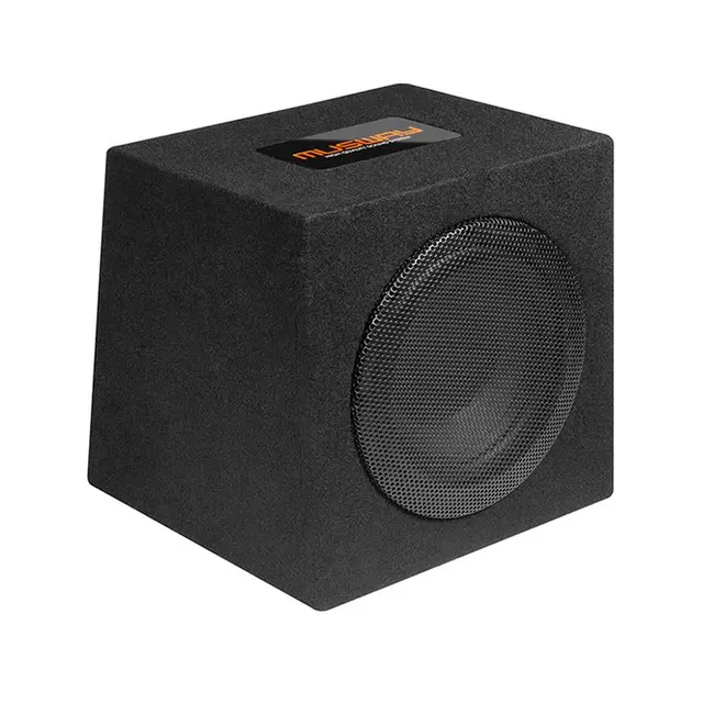 Musway MR108Q 8" subwoofer i kasse 200W RMS, 2x2 Ohm 