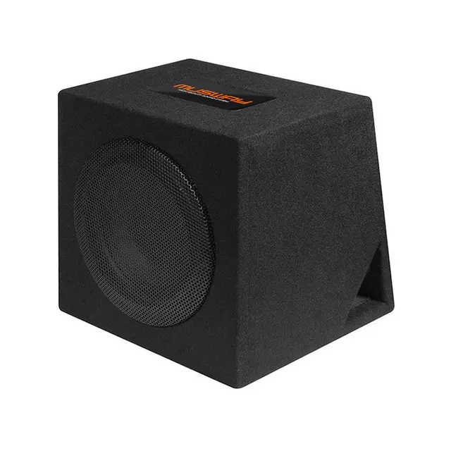 Musway MR108Q 8" subwoofer i kasse 200W RMS, 2x2 Ohm 