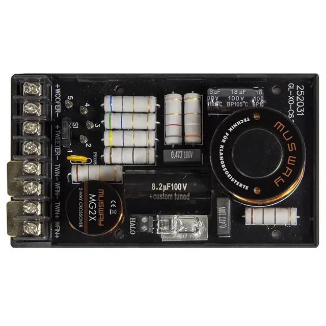Musway MG6.2C High-end komponentsett 6.5", 125W RMS, 4 Ohm. High-end 